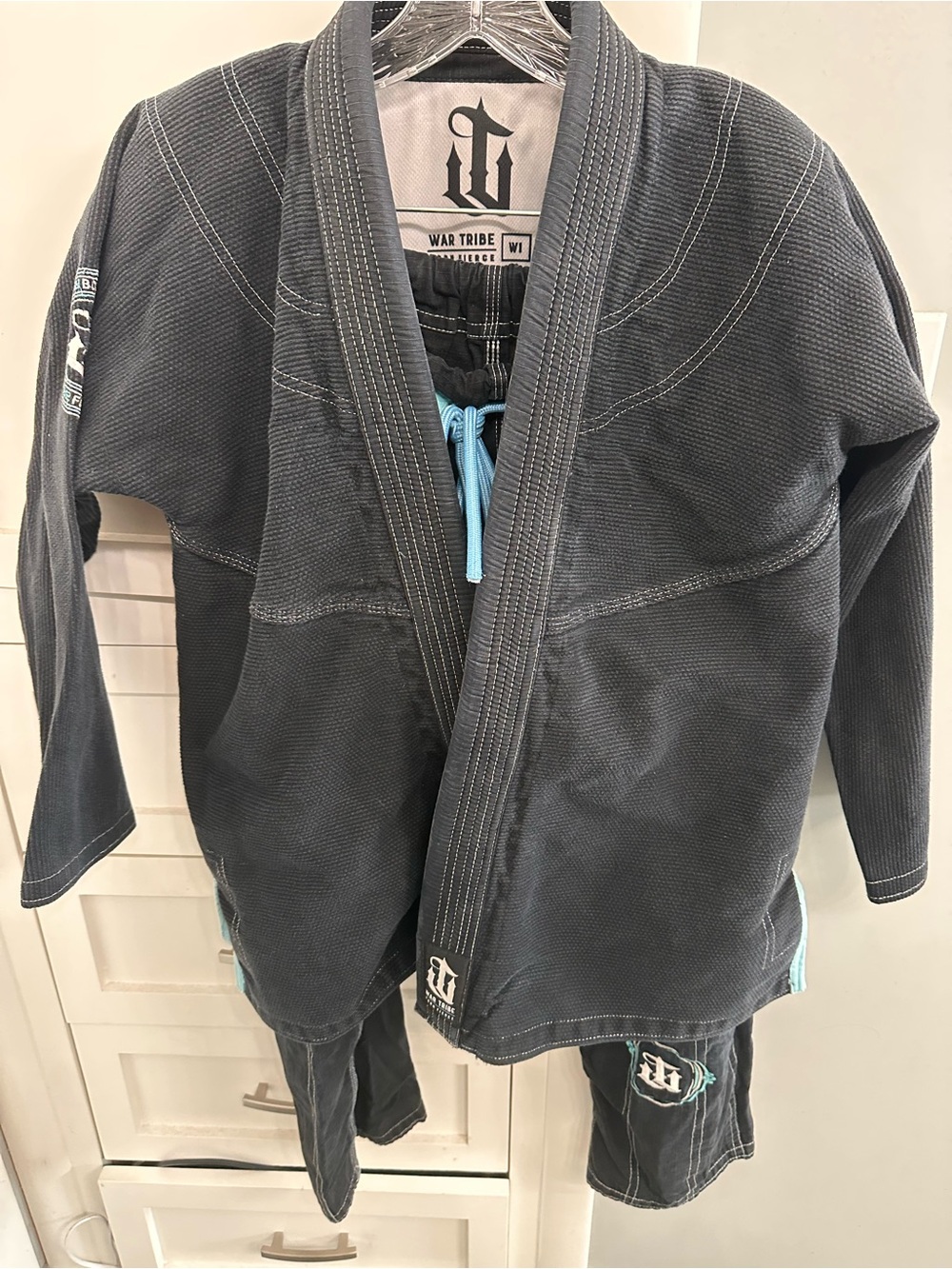 War Tribe Gi Set Womens W1 Black Jiu Jitsu Ripstop MMA *No Belt Be Fierce Native